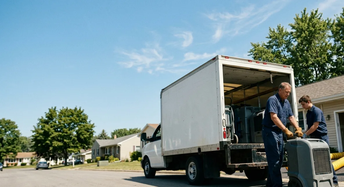 Water Damage Cleanup in Edwardsville, IL near me